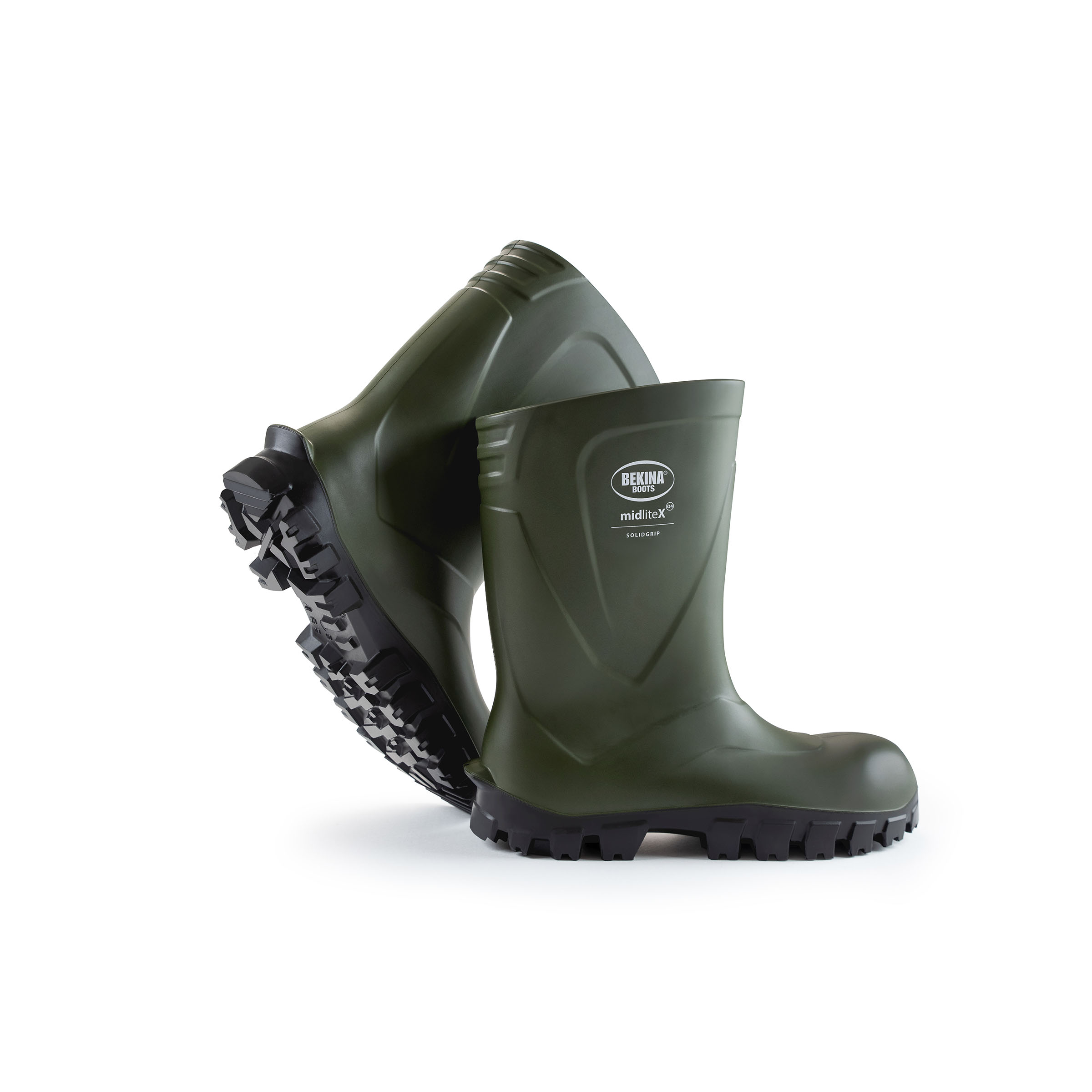 MidliteX SolidGrip, without safety toe cap (O4), green